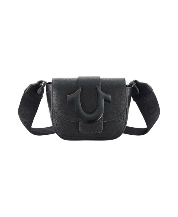 Women's Mini Flap Dark Hardware Crossbody Bag