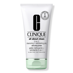 Clinique All About Clean 2-in-1 Face Cleansing + Exfoliating Jelly Cleanser with Salicylic Acid