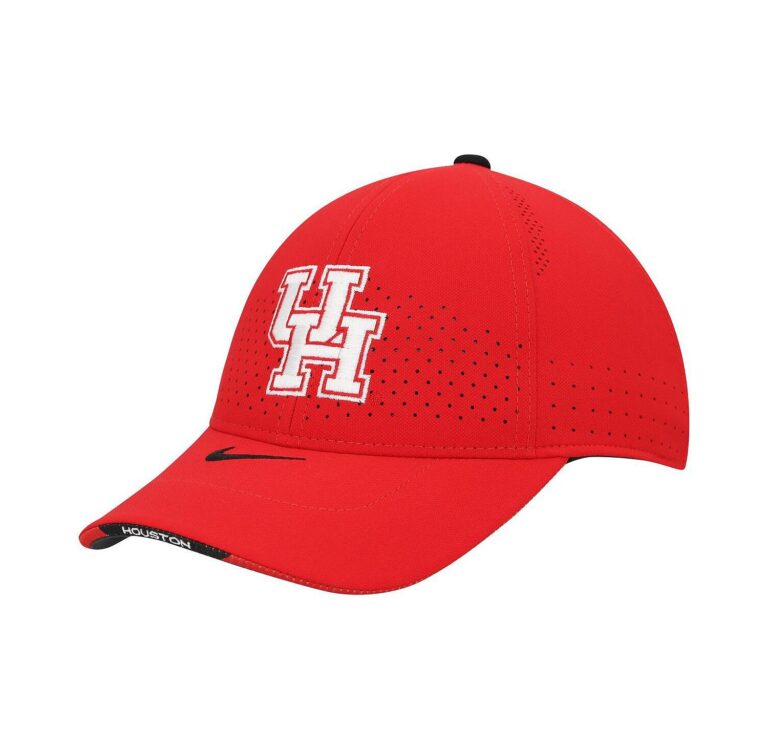 Big Boys and Girls Red Houston Cougars 2023 Sideline Legacy91 Adjustable Hat