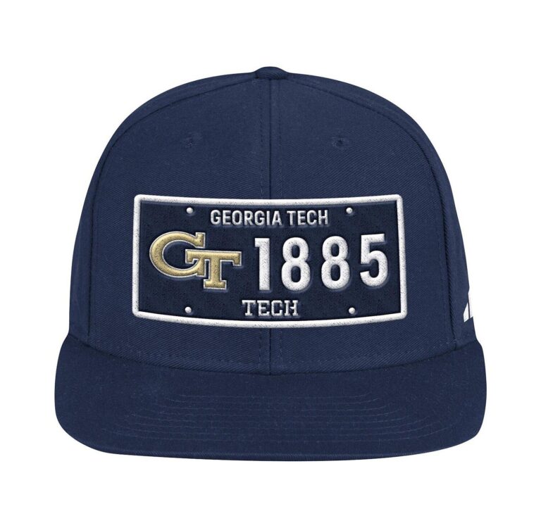Men's Navy Georgia Tech Yellow Jackets Established Snapback Hat