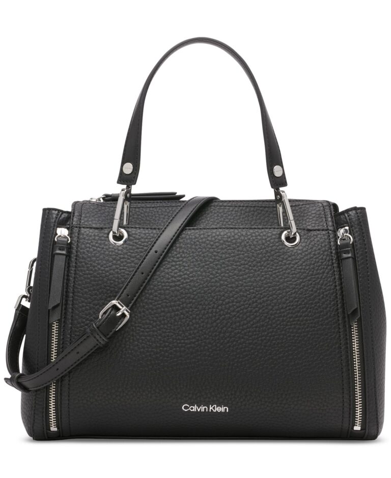 Garnet Triple Compartment Medium Satchel Bag