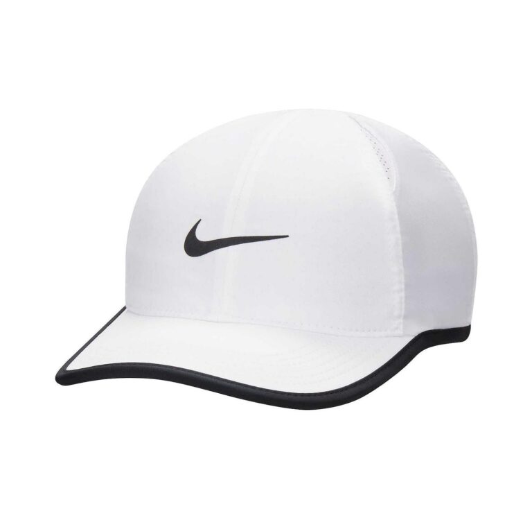 Youth Boys and Girls White Featherlight Club Performance Adjustable Hat