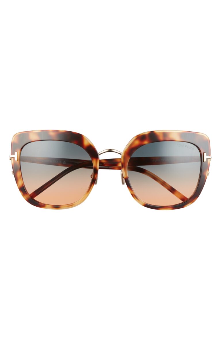 Virginia 55mm Gradient Square Sunglasses