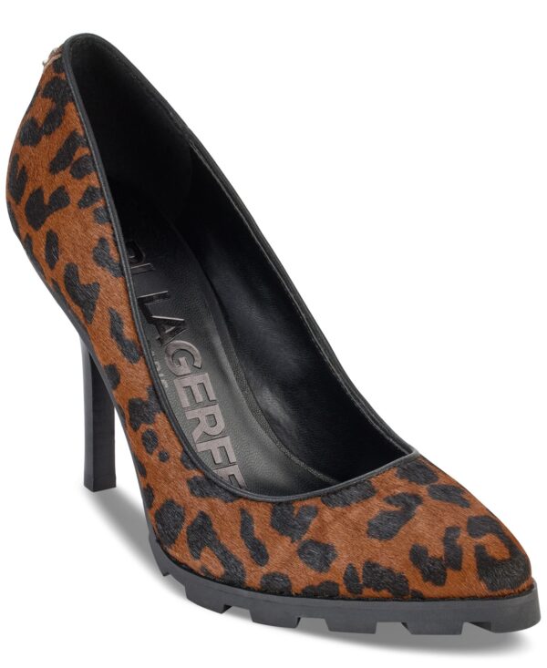 Madelyn Slip On Pointed Toe Lug Sole Pumps