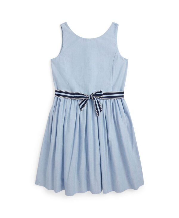 Girls' 7-16 Cotton Oxford Dress