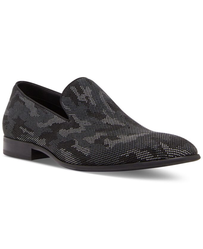 Men's June Camo-Print Smoking Slippers