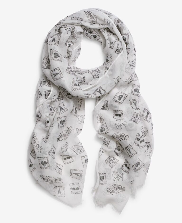 Women's Postage Stamp Wrap