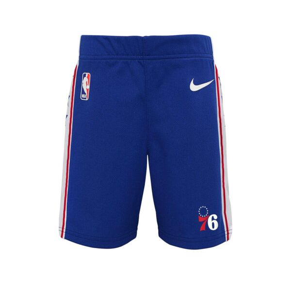 Little Boys and Girls Royal Philadelphia 76ers Icon Replica Shorts