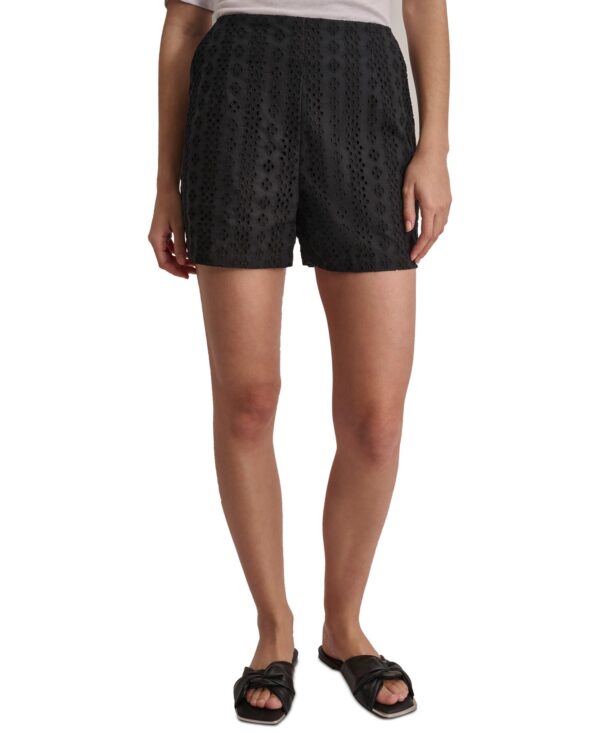 Women's Cotton Eyelet Shorts