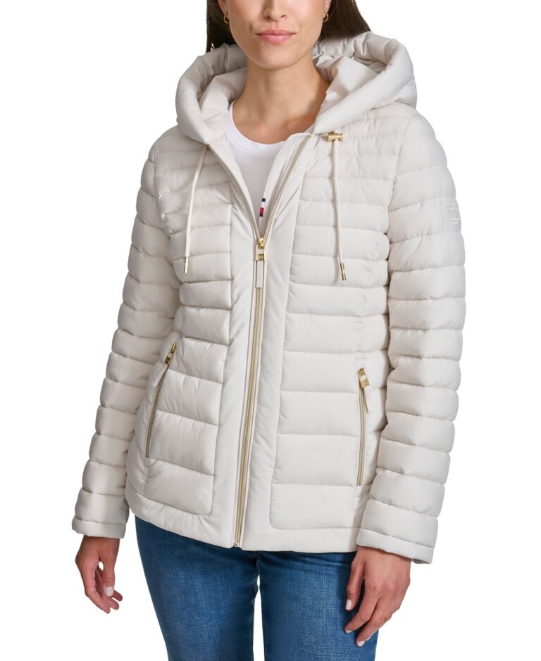 Women's Hooded Packable Puffer Coat