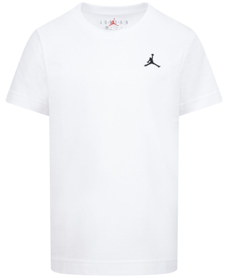 Boys' 2T-7 Jumpman Air Embroidered Short-Sleeve T-Shirt
