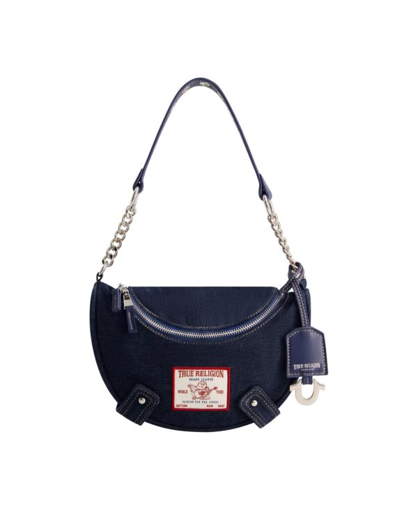 Chain Handle Denim Hobo