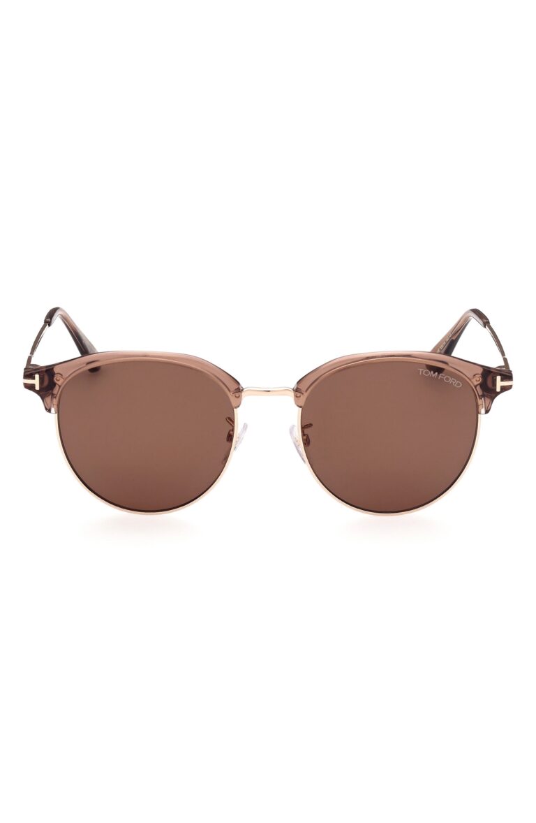55mm Gradient Round Sunglasses