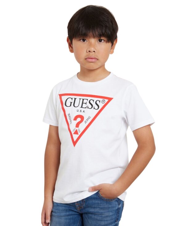 Big Boys Soft Jersey Short Sleeve Classic Logo T-shirt