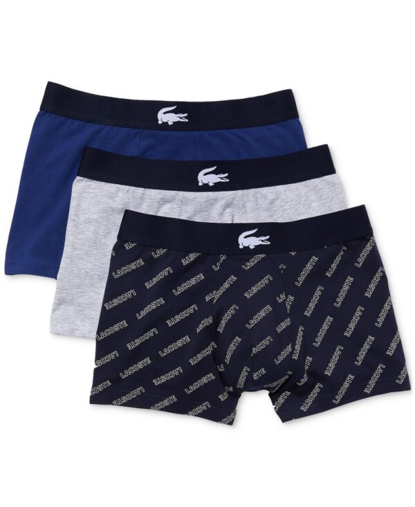 Men's 3-Pack Printed Cotton Stretch Trunks