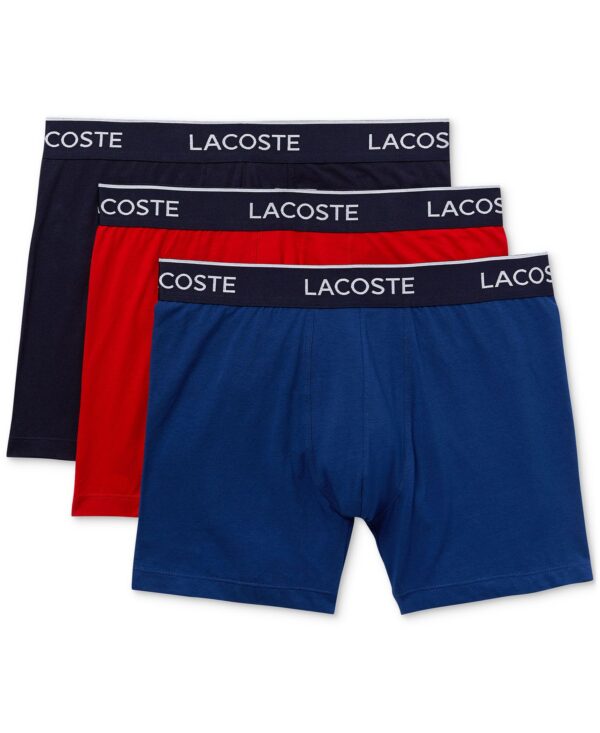 Men's Regular-Fit Logo Waistband Boxer Briefs, 3-Pack
