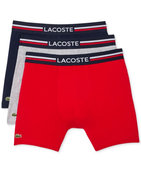 Men's 3-Pack Cotton Stretch French Flag Boxer Briefs