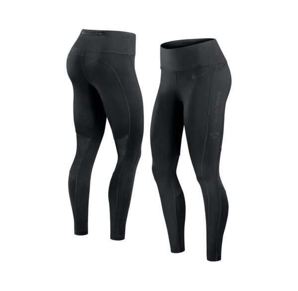 Women's Black New Orleans Saints Performance Leggings