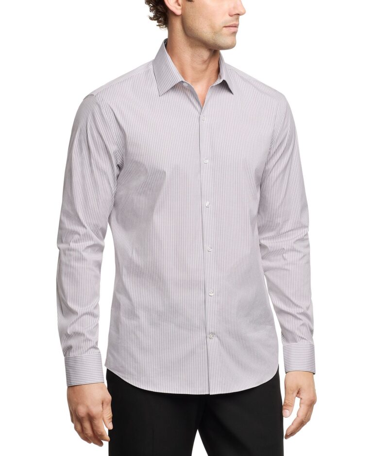 Men's Extra Slim Fit Stretch Dress Shirt