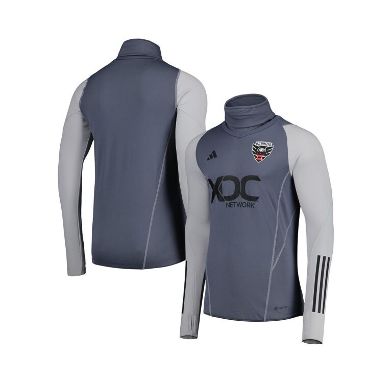 Men's Gray D.C. United Warm Raglan COLD.RDY Top