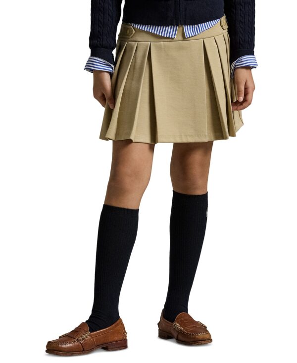Big Girls Pleated Ponte Skort