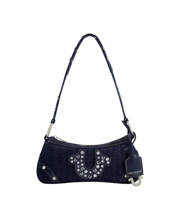 Horseshoe Denim shoulder bag