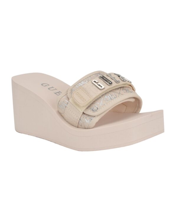 Women's Dellean Quattro Eva Single Band Logo EVA Wedge Sandals