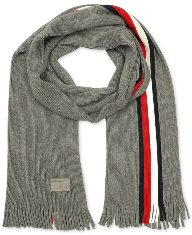 Men's Global Stripe Raschel Scarf