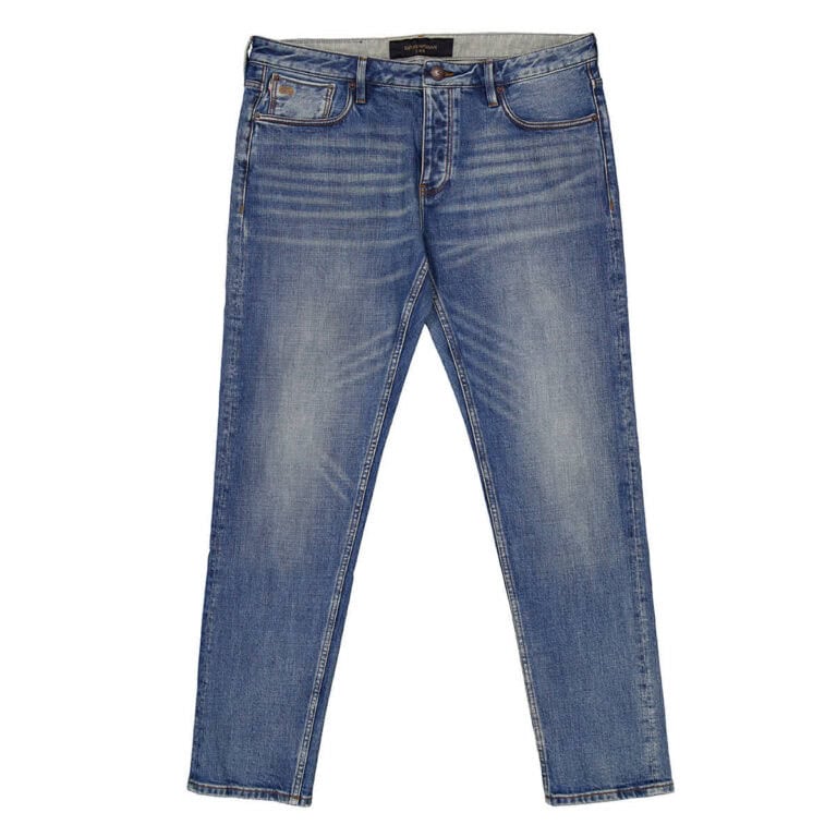 j75 slim-fit jeans in selvedge denim