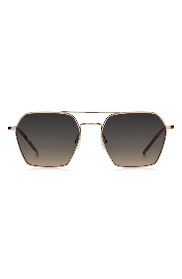 54mm Geometric Aviator Sunglasses