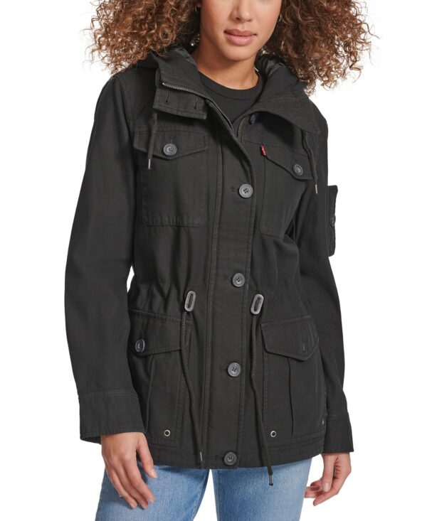 Women's Hooded Military Jacket