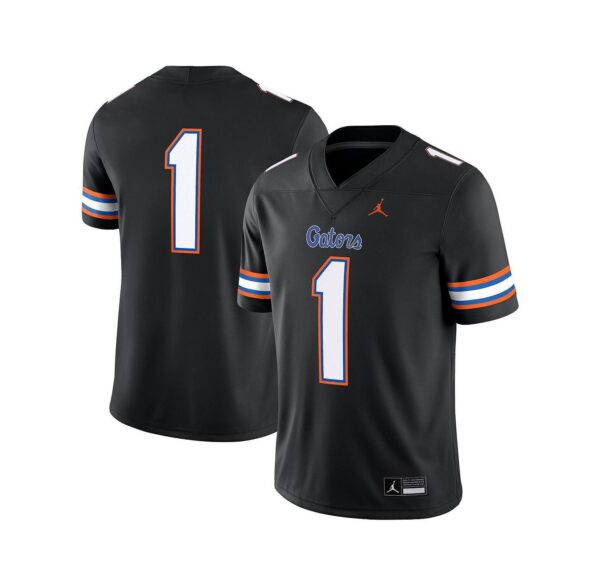 Men's 1 Black Florida Gators Alternate Game Jersey
