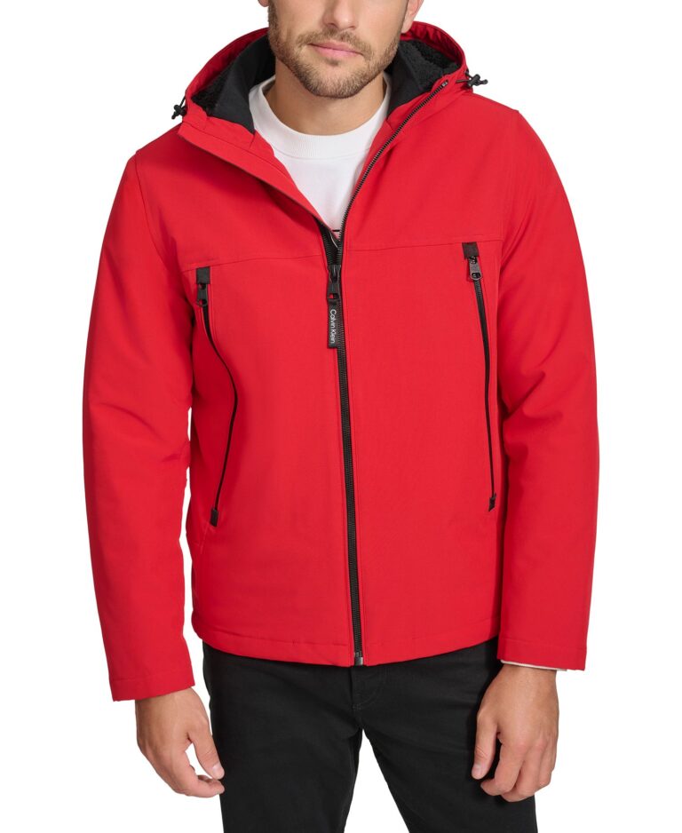 Men's Sherpa Lined Infinite Stretch Soft Shell Jacket