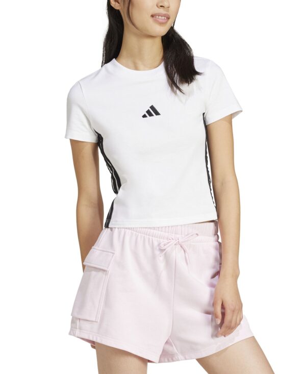 Women's Essentials Slim-Fit Short-Sleeve Baby T-Shirt