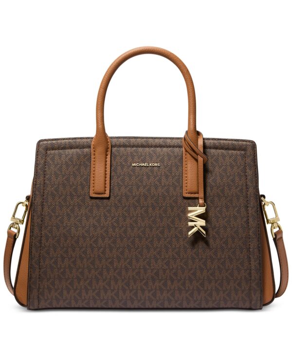 Laila Medium Signature Logo Satchel
