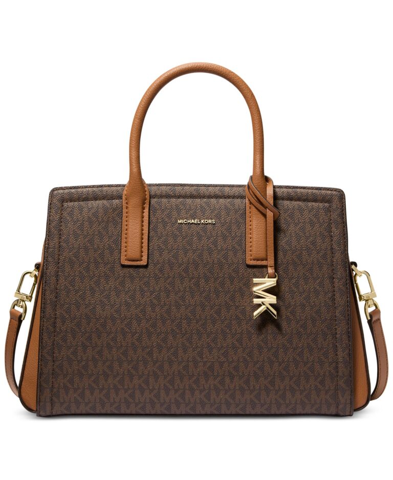 Laila Medium Signature Logo Satchel
