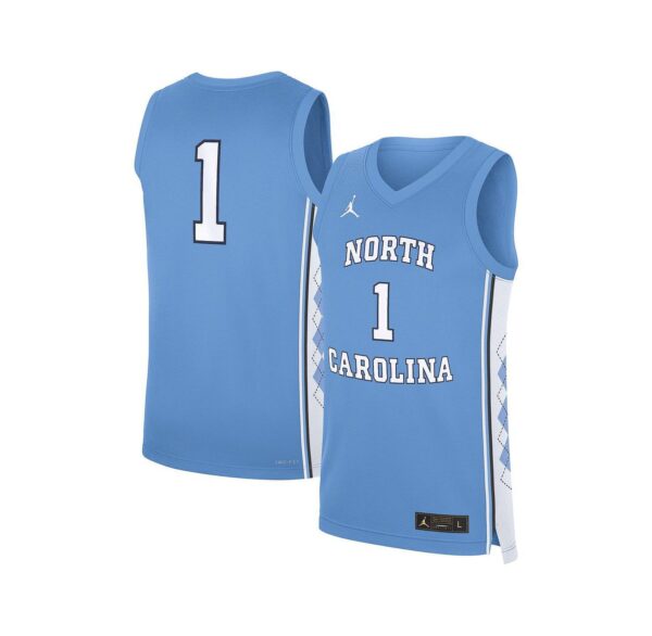 Men's Carolina Blue North Carolina Tar Heels Road Replica Basketball Jersey