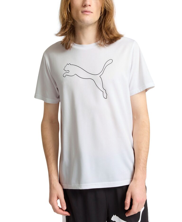 Men's Performance Cat Logo Graphic Training T-Shirt