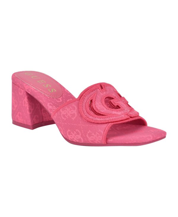 Galsee Quattro-G Cutout Block Heel Slide Sandals