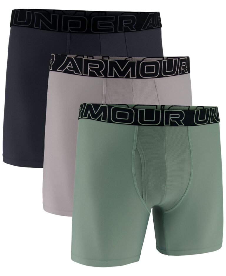 Men's 3-Pack Performance Tech Solid 6