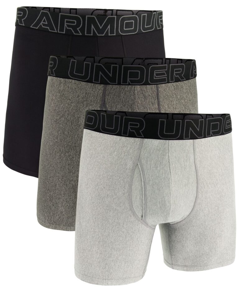 Men's 3-Pack Performance Tech Solid 6