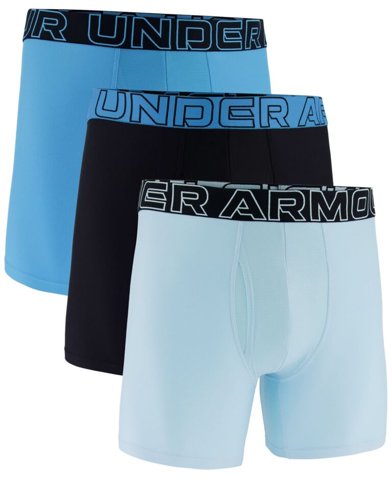 Men's 3-Pack Performance Tech Solid 6
