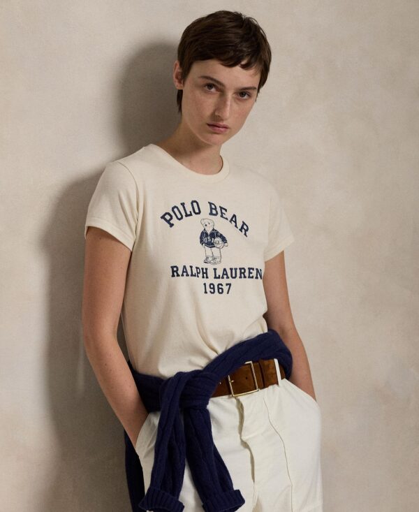 Women's Polo Bear Cotton Jersey Tee