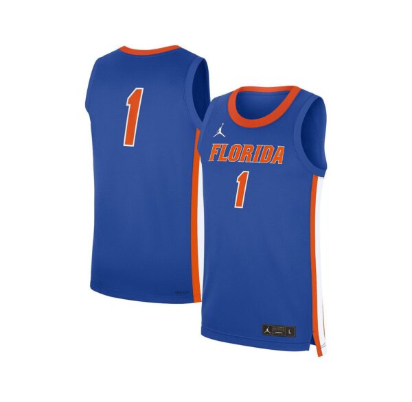 Men's Royal Florida Gators Road Replica Basketball Jersey