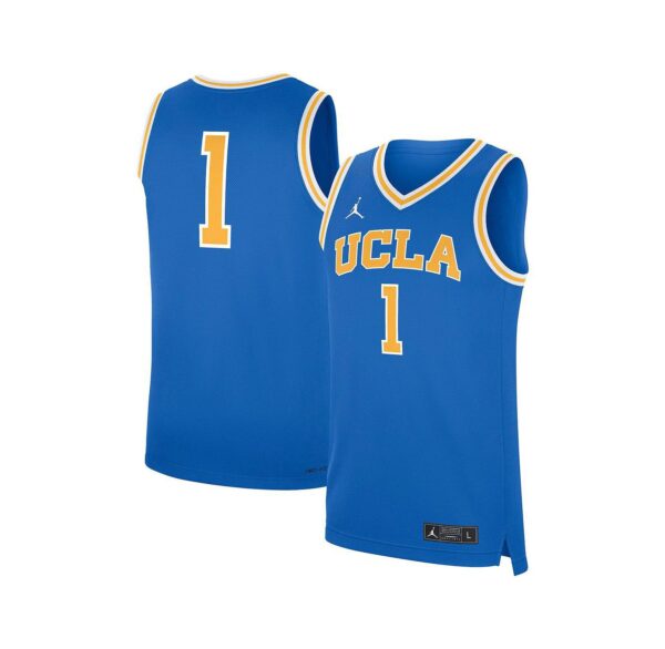 Men's Blue UCLA Bruins Road Replica Basketball Jersey