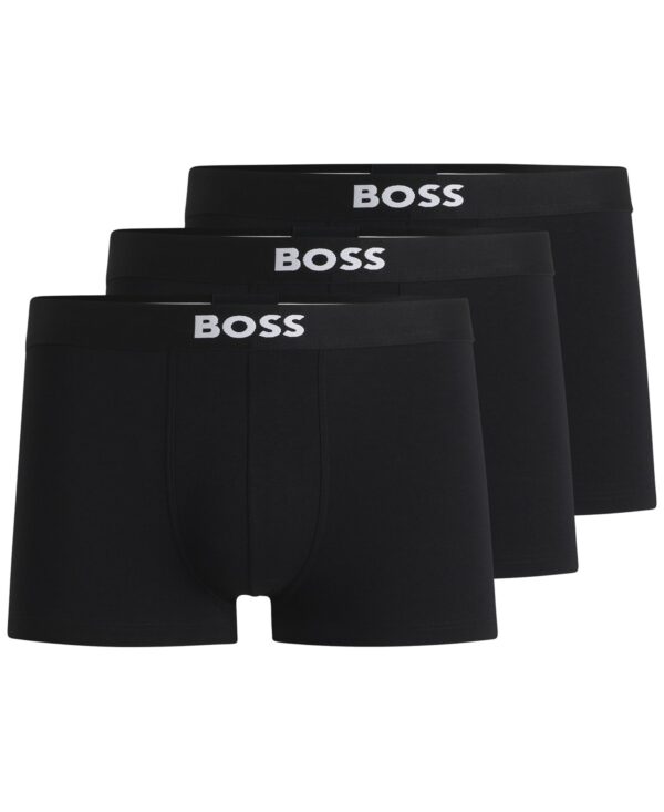 BOSS by Men's 3-Pack Icon Logo Trunks