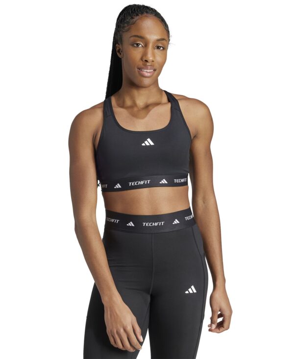 Women's Medium-Impact Logo-Band Sports Bra