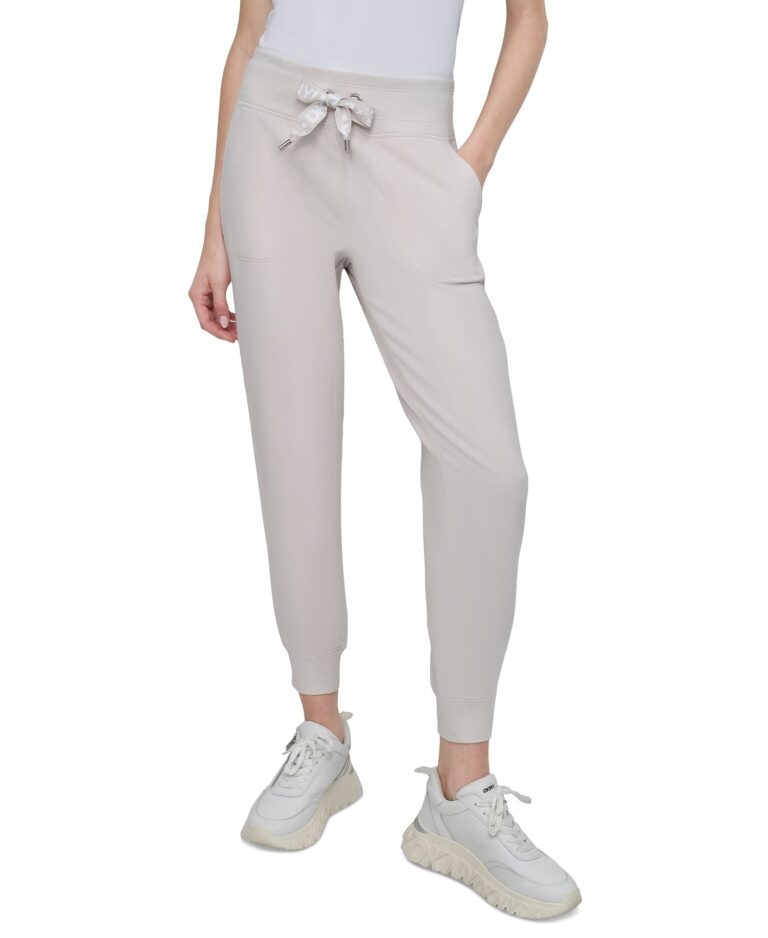 Women's Logo-Drawstring High-Rise Joggers