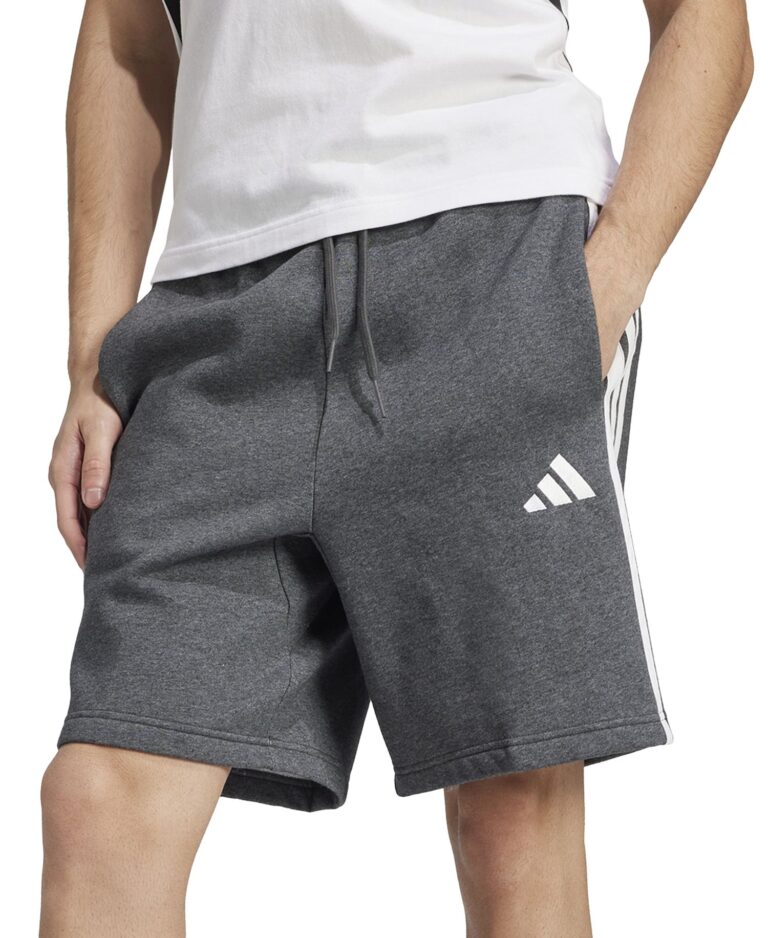 Men's Essential Three Stripes Fleece Shorts