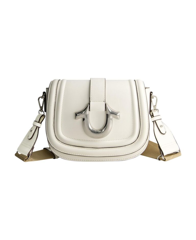 Saddle Bag with Gold Hardware